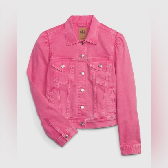 BARBIE x GAP PINK JEAN JACKET - Picture 2 of 3